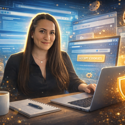Illustration expliquant ce que sont les cookies web et leur fonctionnement sur Internet